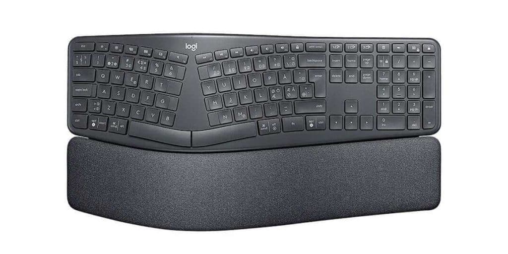 Beste ergonomisk tastatur - Logitech Ergo K860