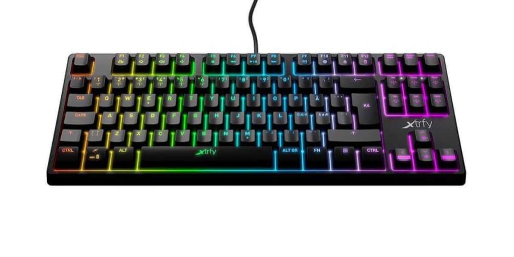 Gaming tastatur bilde av Xtrfy K4 RGB TKL